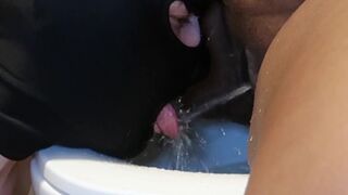 I Piss on his Tongue - Femdom Golden Shower Toilet Slave