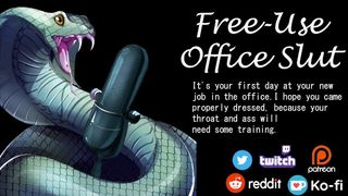 Erotic Audio | You are a Free Use Office Lady | Throat and Anal Training in the Office | ASMR