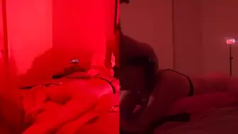 MIlD spanked, whipped, eaten then pounded in her vagina and arse