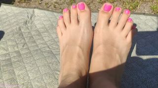 I Show My Feet In Public On The Beach