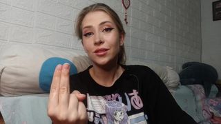 Cuck-Old humiliation slutty talk and JOI from your cute gf Evelyn