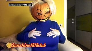 Happy Halloween Sweet monstrous boobies pumpkin spooky night October 31st