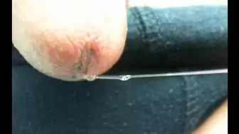Pre spunk with small and monstrous schlong