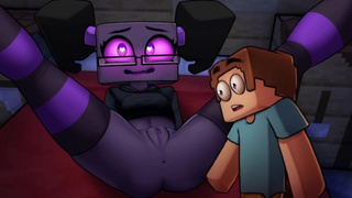 Minecraft Porn Hornycarft Enderman Bitch Play with Anal Sex Toy Game Gallery