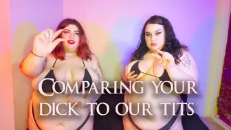 Comparing your wang to our boobies PREVIEW