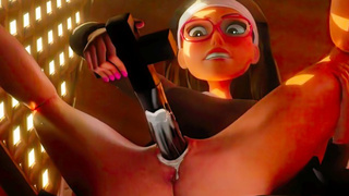 Lemon From Monstrous Hero 6 Commits A Sin By Shoving A Monstrous Crucifix Dildo Down Her Tight Creamy Snatch