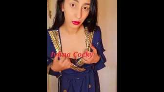 Indian Ivana Cocky jerk off instructions