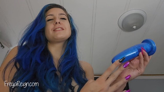 Moving From Finger To A Dildo SELF PERSPECTIVE Femdom & Pegging