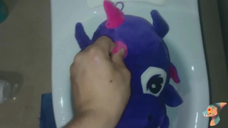 Purple dragon Peeing#1