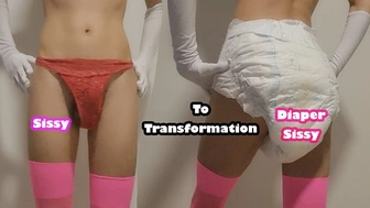 Sissy To Diaper Sissy Transformation