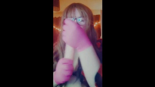 Solo BLOWJOB and Titty play with Medical Gloves (viewer request)