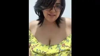 BIG BREASTED WOMAN Clothed Enormous Melons JOI Small Prick Humiliation