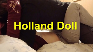 190 Holland Doll - Teenie(18+) Licked and Plowed by Mature Boss!