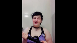 Trans femboy makes himself jizz