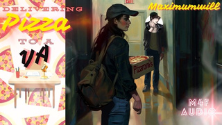 PIZZA, Porn and POUNDING at a PORNSTARS Place - MALE AUDIO FOR WOMEN
