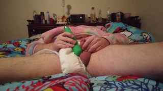 Sissy Little Kink Submissive Bitch Wets Adult Soaks Diaper with Pee Fine POINT OF VIEW HD Part three of four