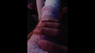 BACK FOR ANOTHER MILKING WITH FUZZY SOCKS, HE CAME ALL OVER MY TOES - Ava Brooke
