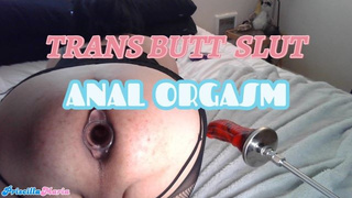 Trans behind whore Anal Climax and Squirt