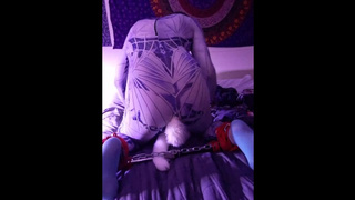 Chains socks feet suit tight legs spread rope bondage petplay kink bizarre