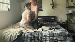 FTM,Frotting,Armpit Sniffing,Twat Rubbing,Size Kink, Muscle Ladies, Hubby Cunt, Tattoos