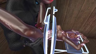 My tight femboy butt stretched chunky by a big prick at the gloryhole