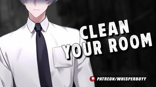 Clean Your Room Or Get SLAMMED || Male Moaning|| Audio Porn For Women