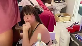 Came Over To Help Her Move And It Lead To A Sweet Wet Blowjob Plus Some Anal Action