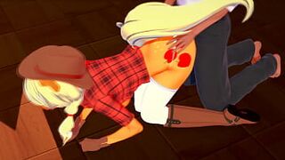 MLP Inspired - Applejack sex and masturbates - Anime