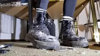 LED-Bar Crushing with Sleazy Doc Martens Boots (Trailer)