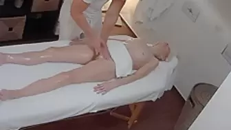 Attractive Massage Porn Tape With Amateurs Blonde